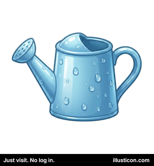 青いじょうろ