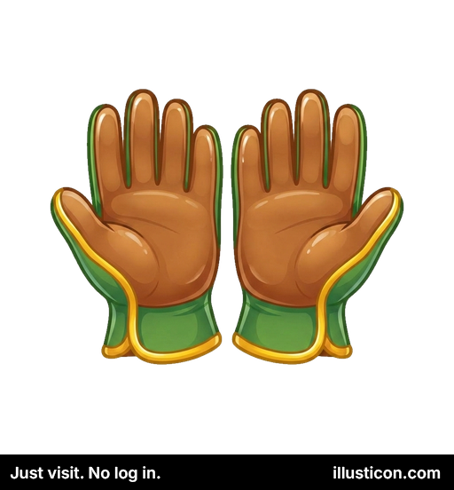 Brown Gardening Work Gloves