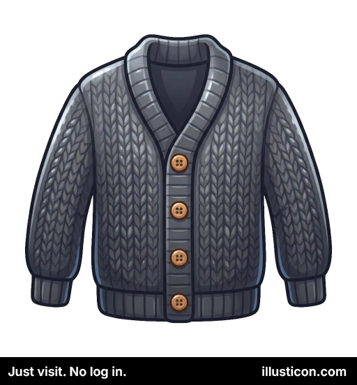 Chunky Knit Shawl Collar Cardigan