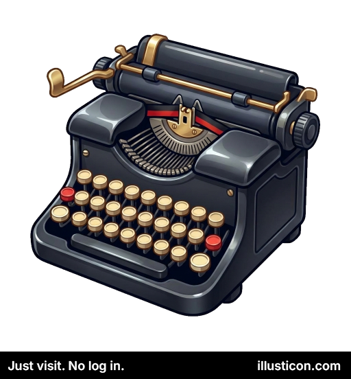 Klasika Nigra Skribmaŝino