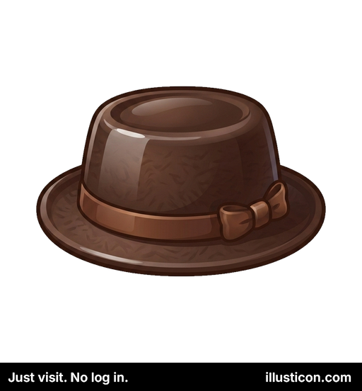 Classic Brown Bowler Hat
