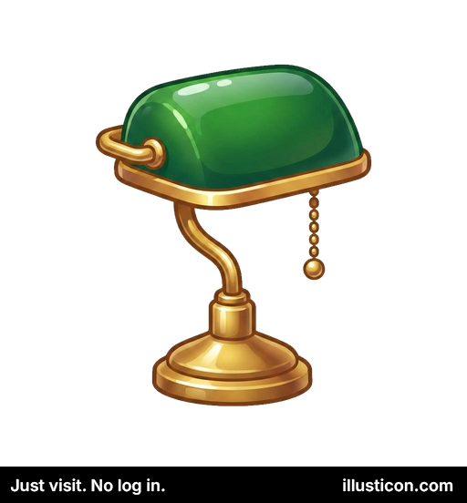 Classic Green Banker's Desk Lamp