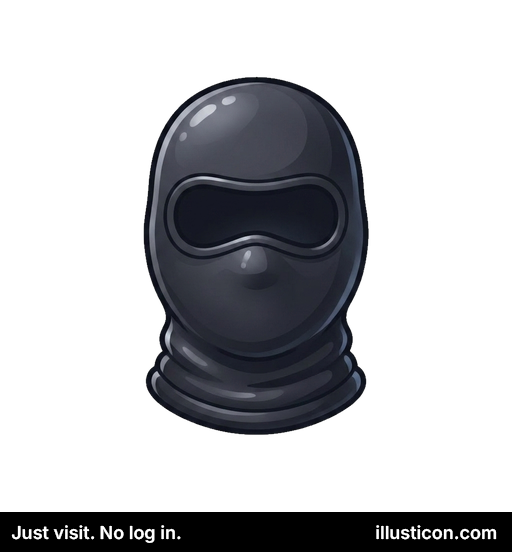 Dark Balaclava Head Covering