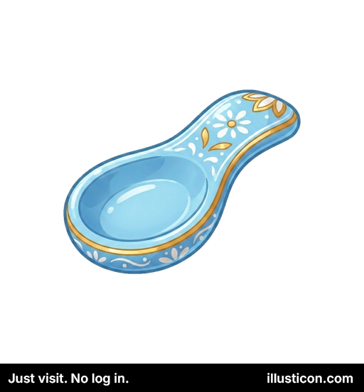 Dekoracia Blua Flora Kulerrisejo