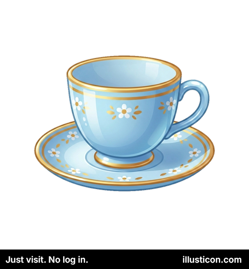 Tách Trà Xanh Thanh Lịch và Đĩa Lót