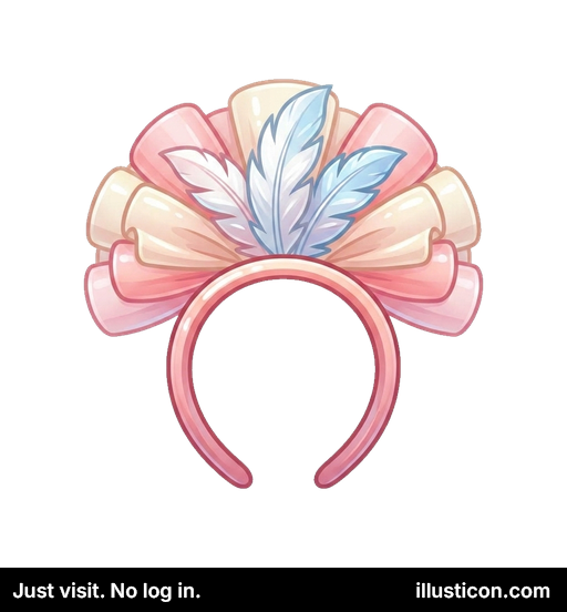 Diadema Festiva de Plumas