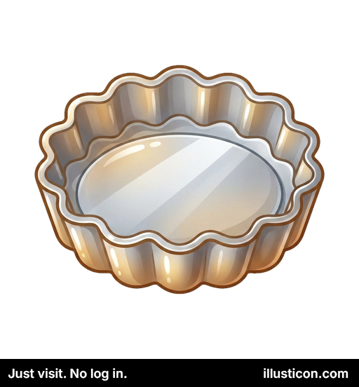 Molde Metálico Acanalado para Hornear