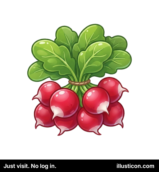 Fresh Bunch of Radishes