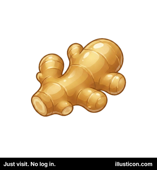 Fresh Golden Ginger Root