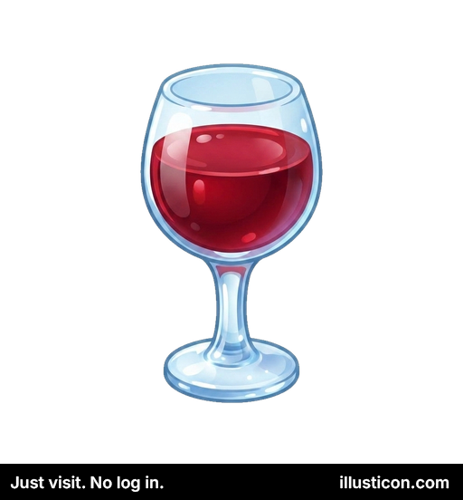 Full Glass of Red Wine