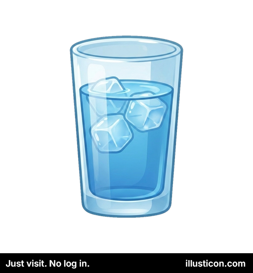 Glass of Water with Ice
