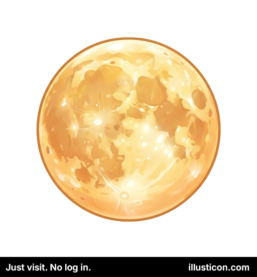 Golden Full Moon