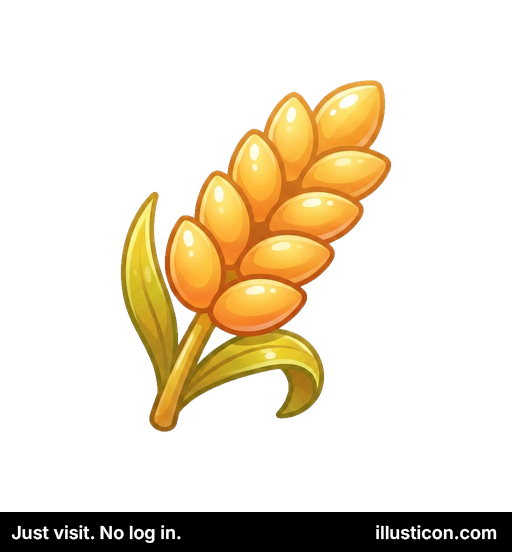 Cọng Lúa Mì Vàng Chín