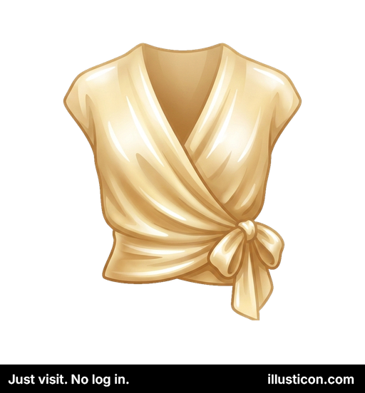 ゴールデンラップブラウスとリボン