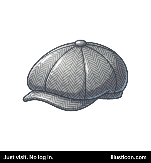 Griza Heringosta Plata Ĉapo