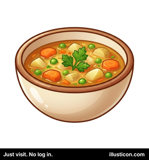 具だくさん野菜スープボウル