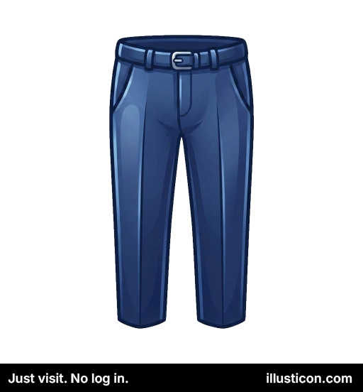 Pantalones de Vestir Azul Marino