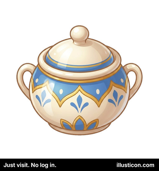 Hũ gốm có nắp trang trí công phu