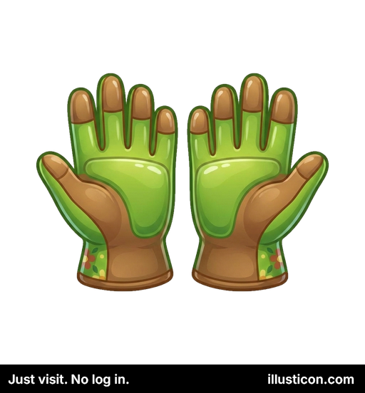 Đôi Găng Tay Làm Vườn Màu Xanh Lá