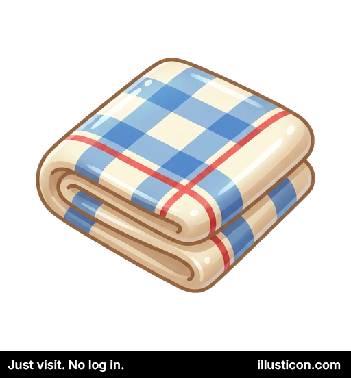 Plaid Folded Comfort Blanket