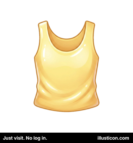 Plain Yellow Tank Top