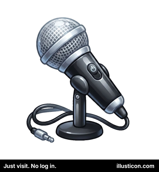 スタンド付きプロフェッショナルボーカルマイク