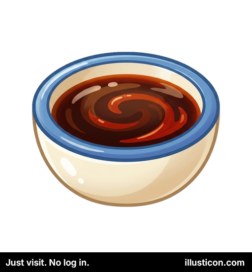 Savory Dipping Sauce in Bowl