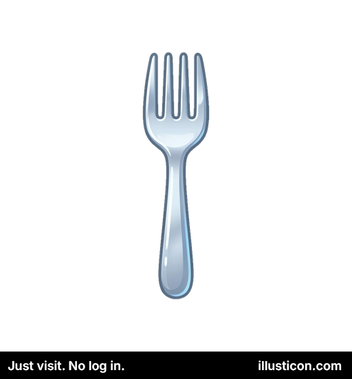 光沢のある金属製ディナーフォーク