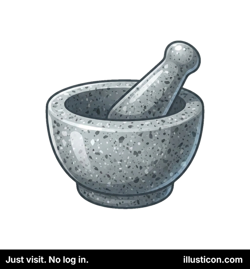 Makulita Ŝtona Pistilo kaj Mortujo