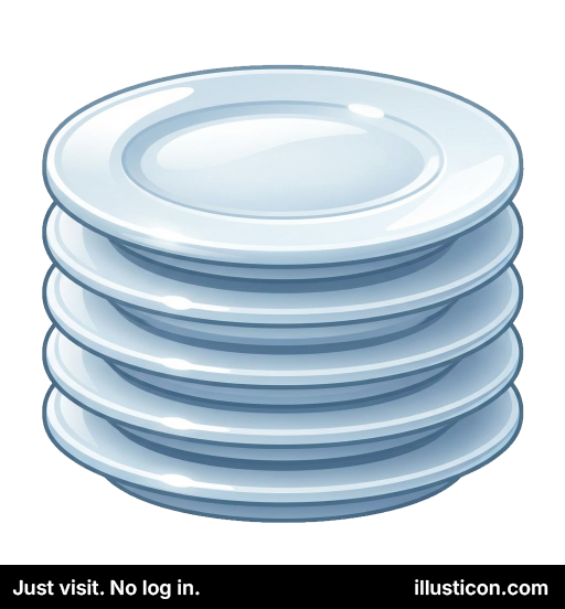 Stack of Clean Plates