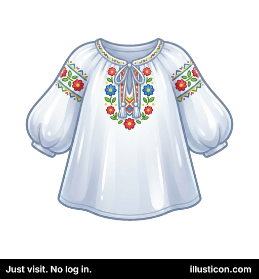 Tradicia Brodata Blanka Bluzo