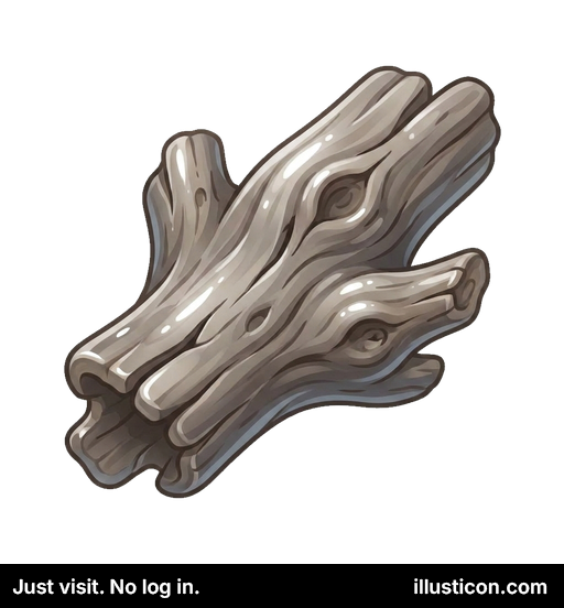 Mảnh Gỗ Trôi Bị Phong Hóa