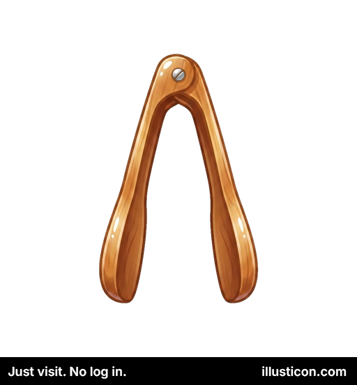 Wooden Lucky Wishbone