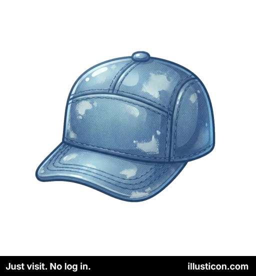 Mũ Vải Bò Xanh Cũ